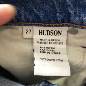 Hudson jeans with cute detail up side